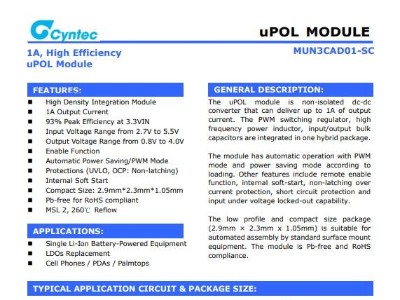 電源模塊MUN3CAD01-SC乾坤代理——新世技術
